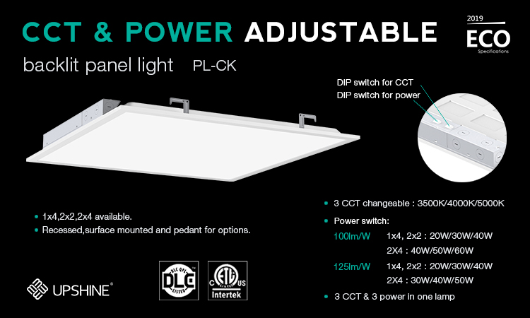 2x4 blaklit panel adjustable light