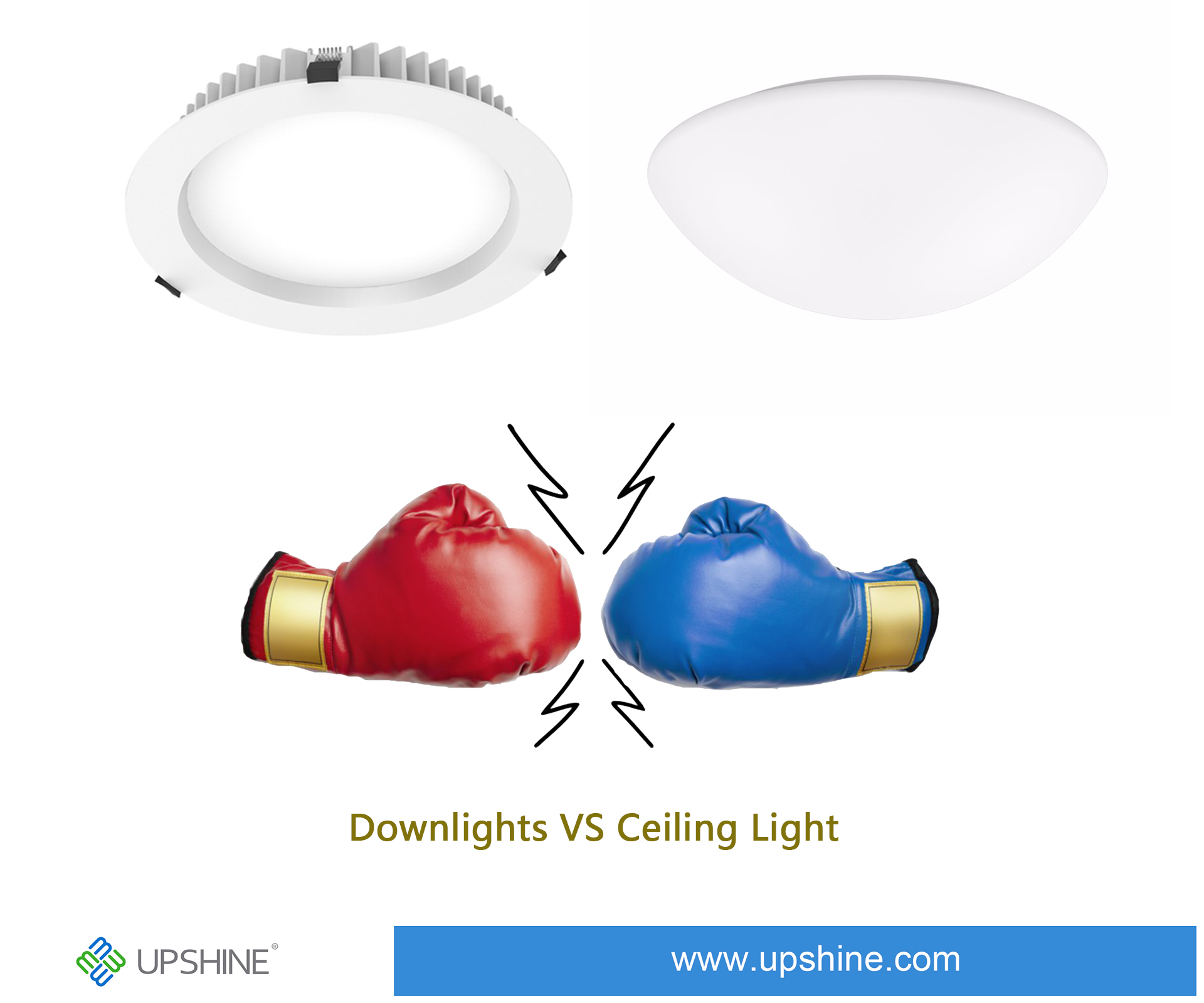 Downlights vs Ceiling Light