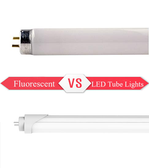 LED Tube Lights VS Fluorescent