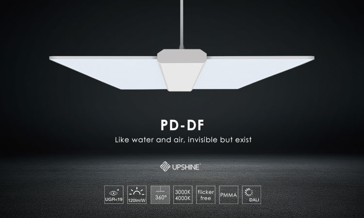 PL DF UGR<19 high lumen 120lm/w LED panel