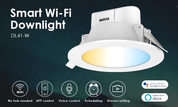 Smart WIFI indoor home downlight lighting