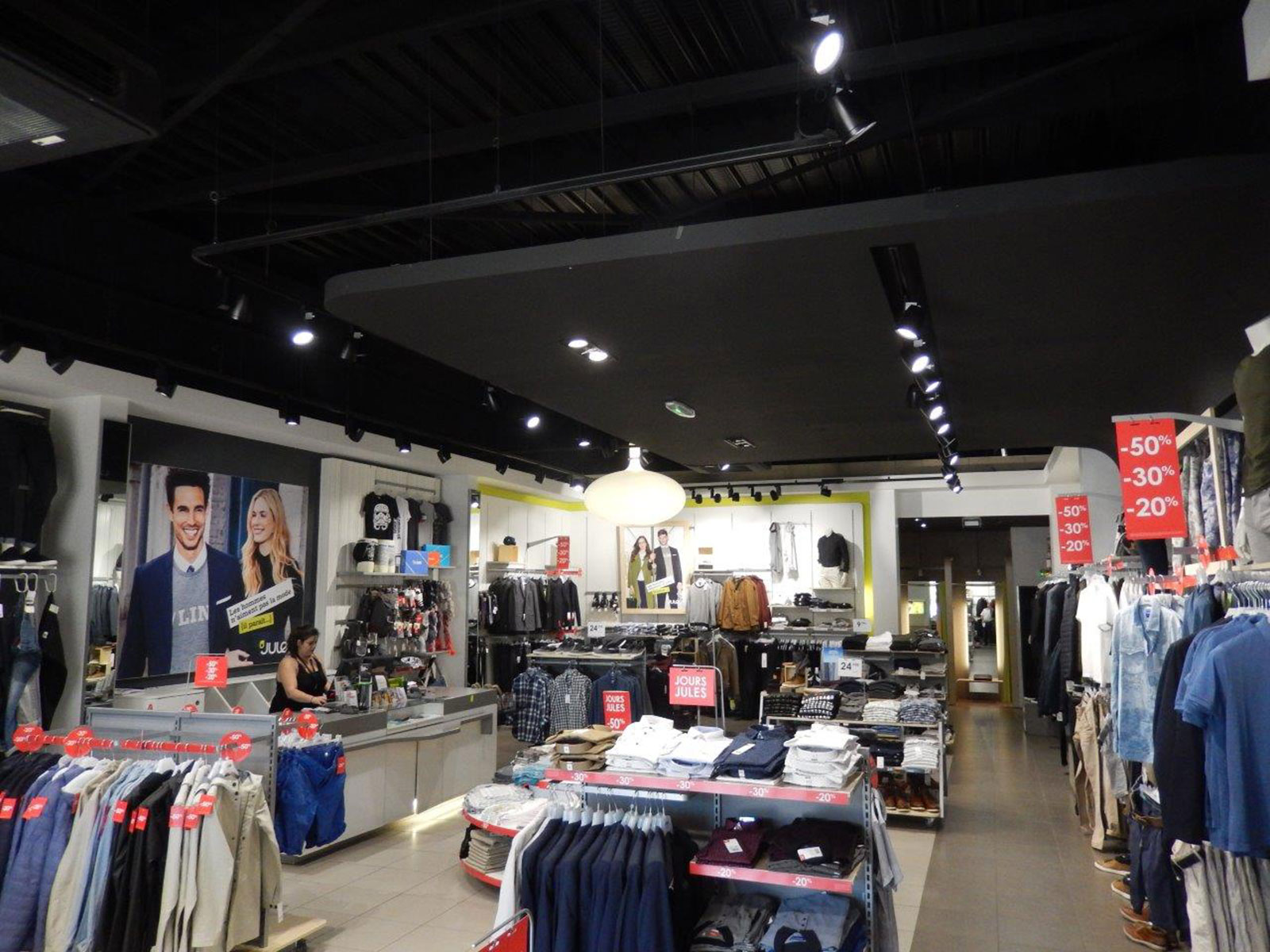 Men's Clothing Retail Store Lighting