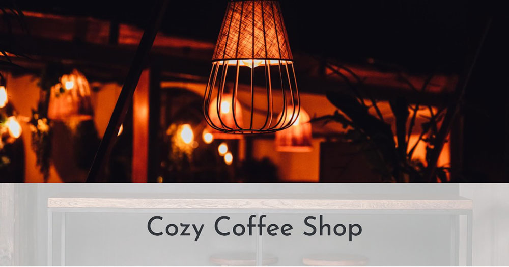 Why need Cozy Lighting in Coffee Corner