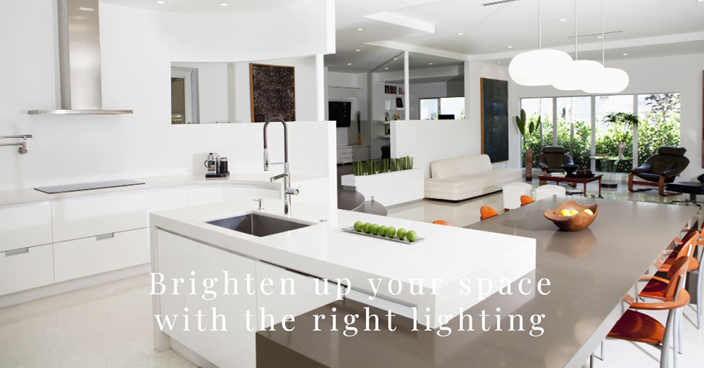 Brighten up your space with the right lighting