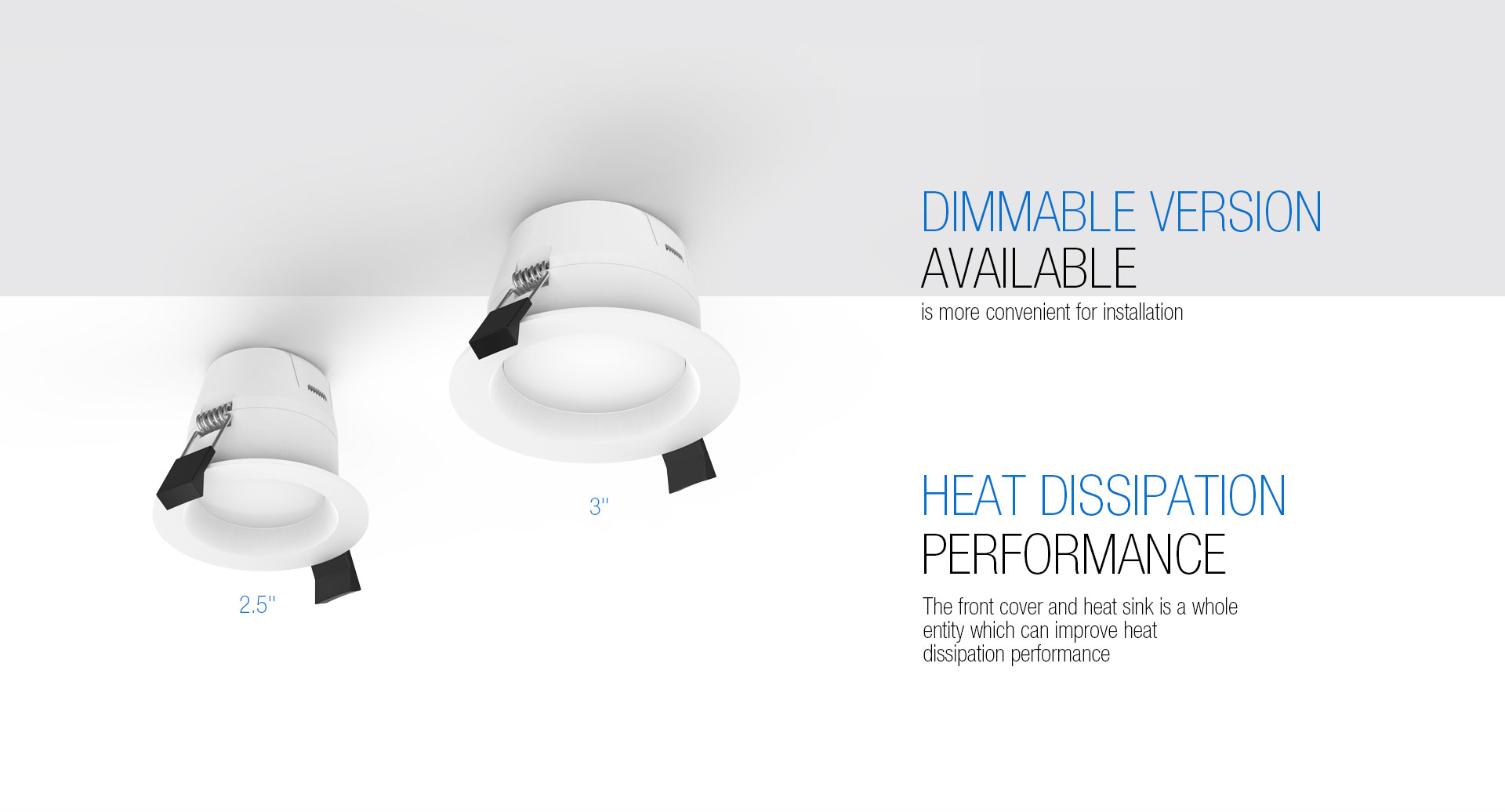 Heat Dissipation Dimmable LED Downlights_04