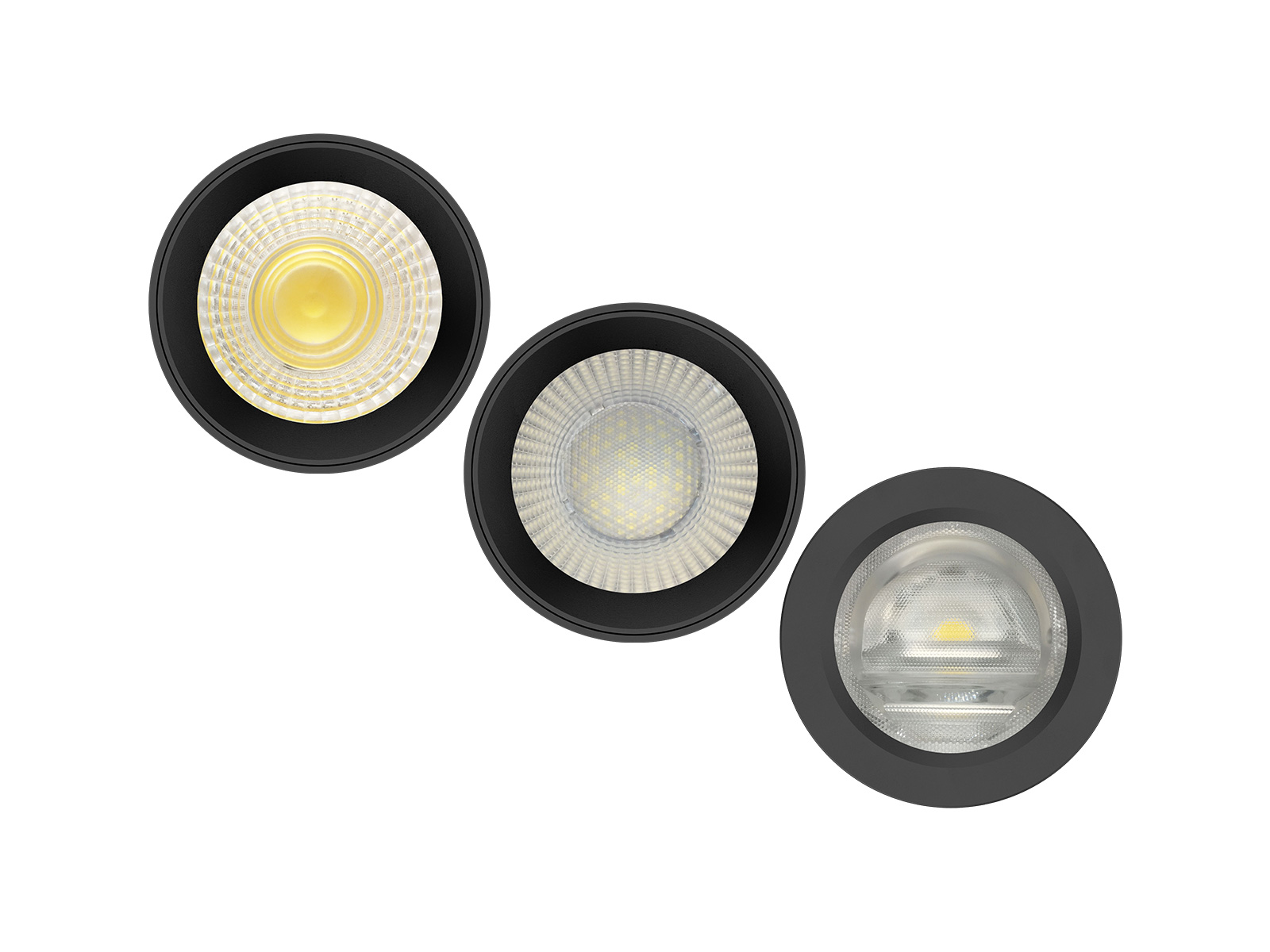DL277 black fire rated led outside downlights