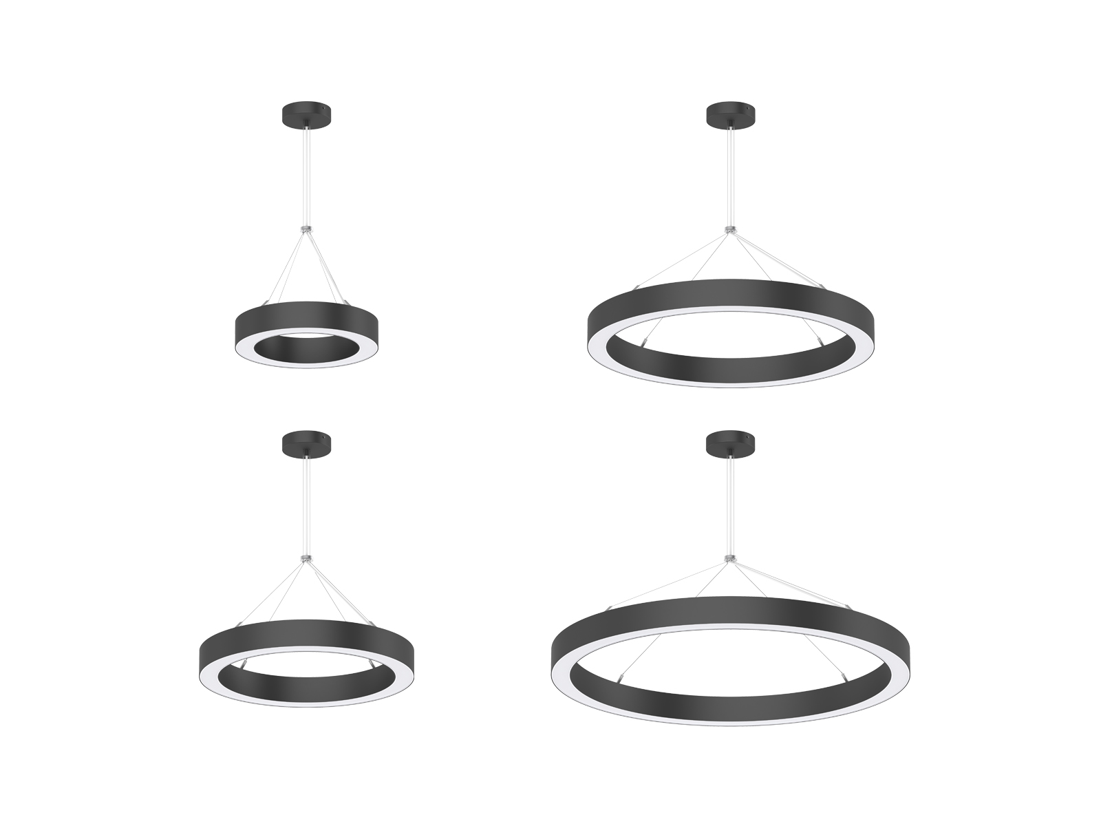 PD26 LED suspended  panel light fixture