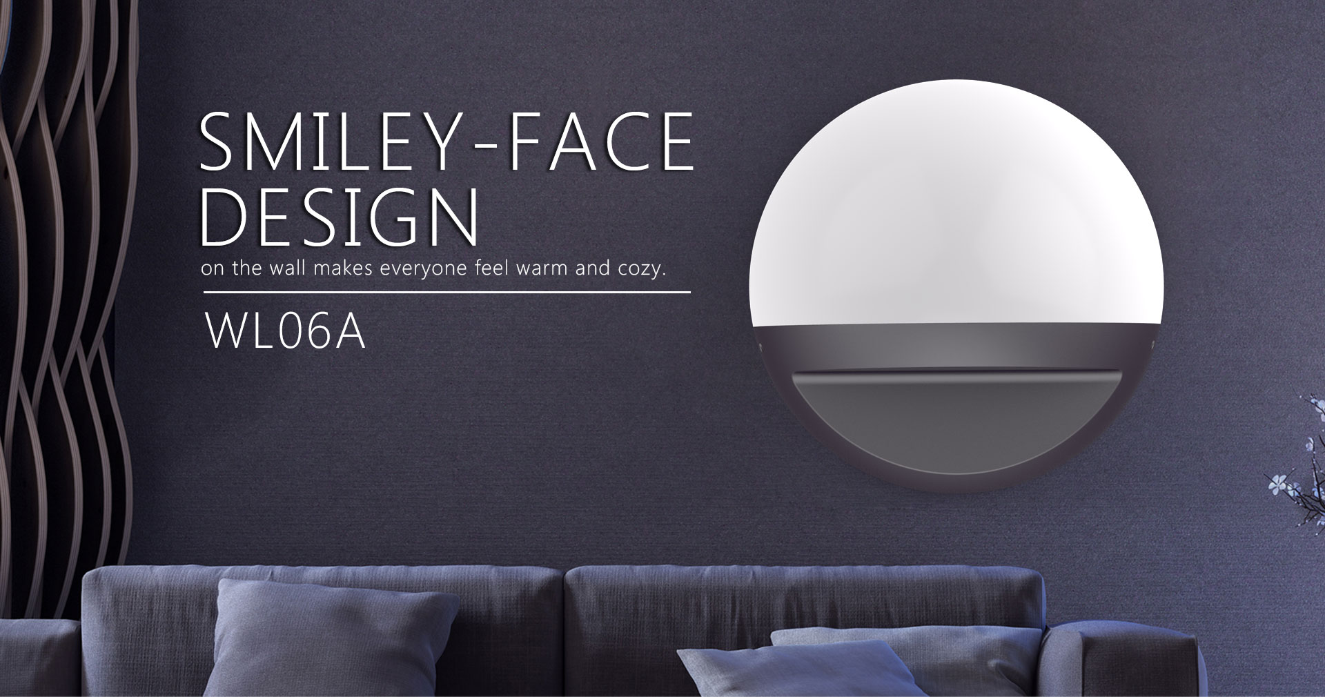 WL06A Smiley face design LED Wall light_01