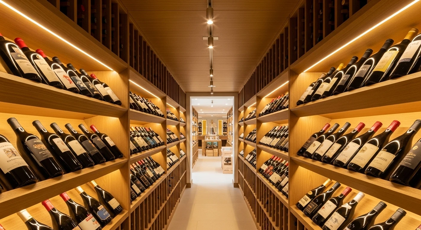 Aesthetic Lighting for High end Cellars