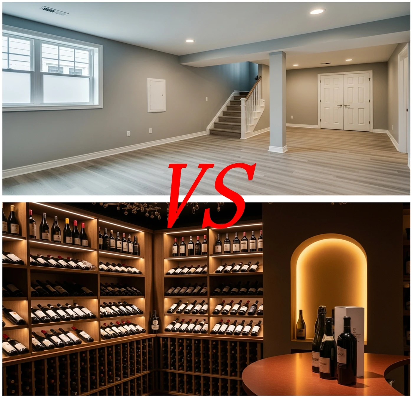 Basement Lighting VS. Cellar Lighting