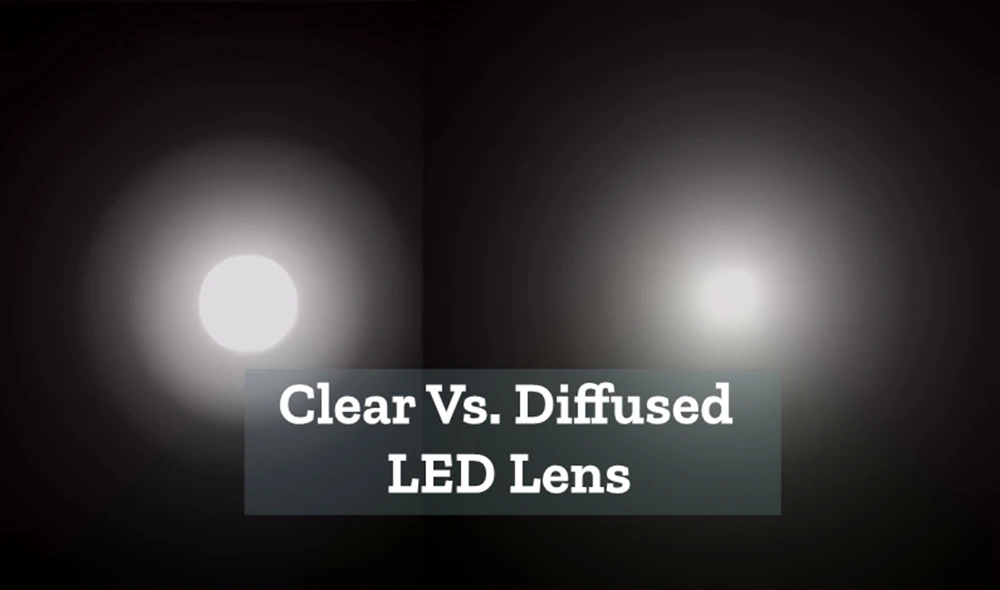 Is a Clear or Diffused LED Lens Better for Your Application?