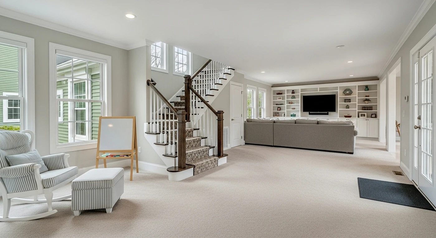 Combining Basement Artificial and Natural Light