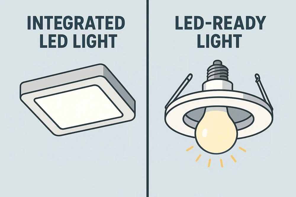 Integrated LED Light Vs. LED-Ready Light: Which Type Is Right For You?