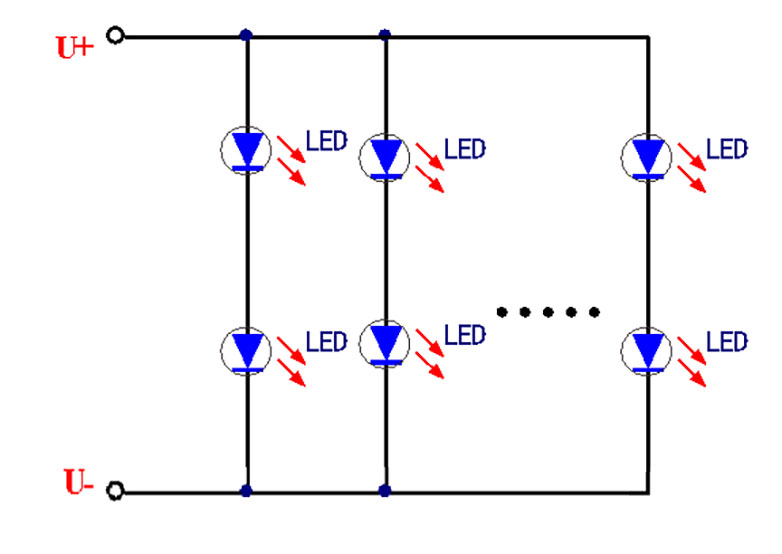 parallel series connection