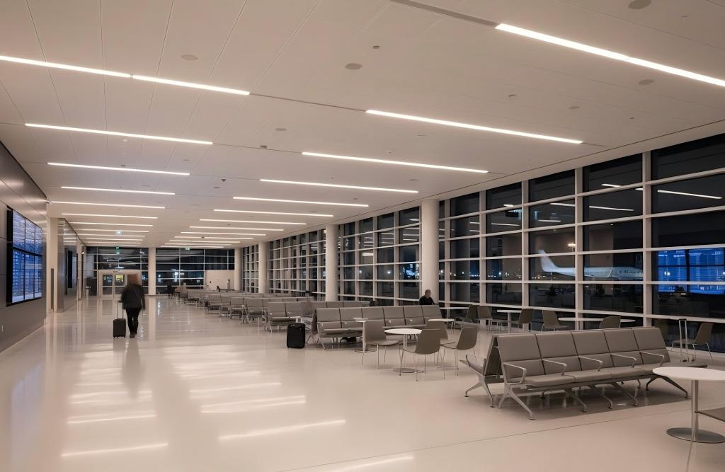 Airport Interior Lighting LED Linear Lights