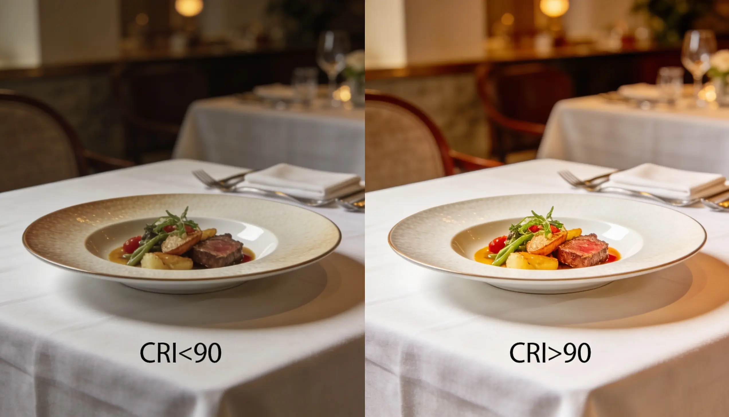 Why High CRI Lighting Matters for Restaurants?