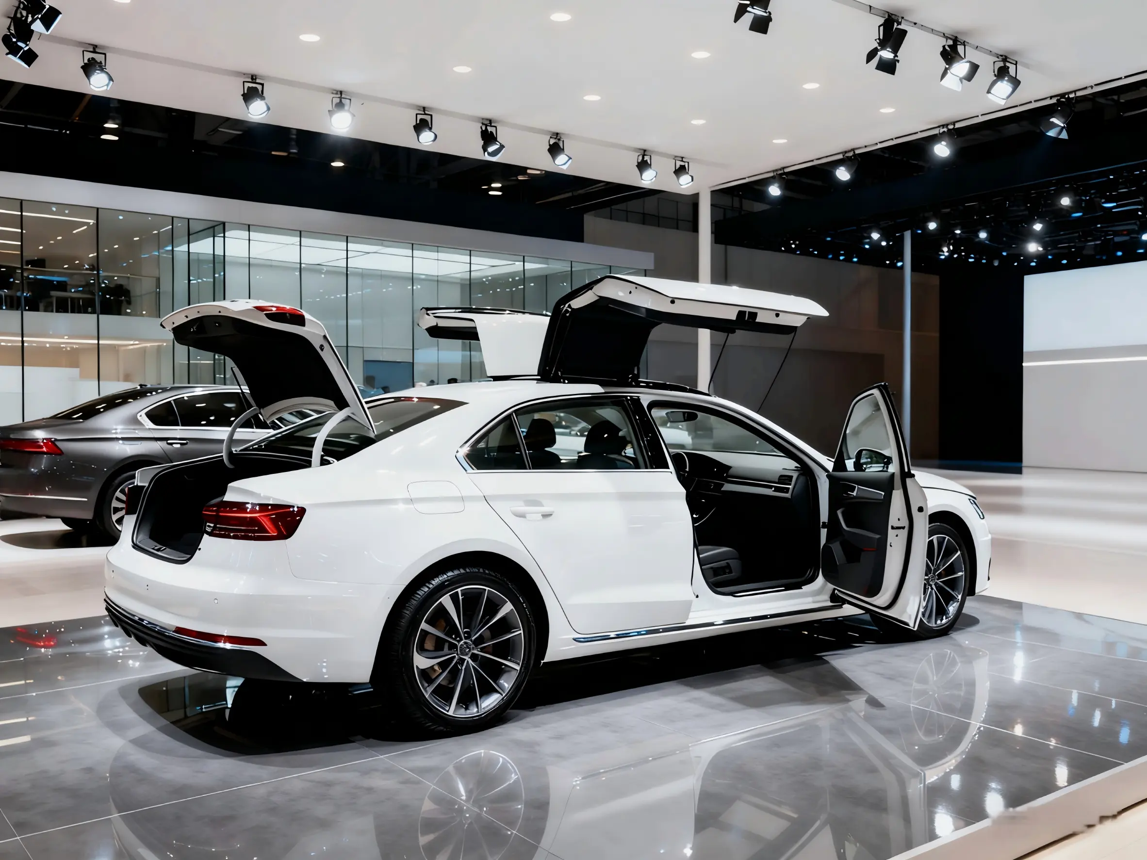 Car Showroom Accent Lighting