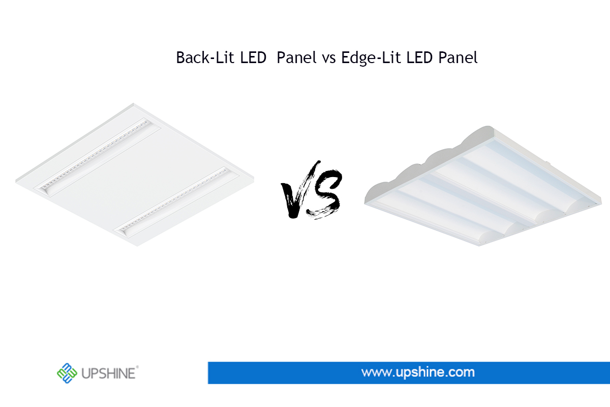Edge lit LED panel vs Backlit LEDs panel