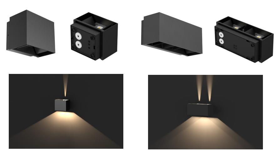 IP65 waterproof wall light expanding the outdoor range