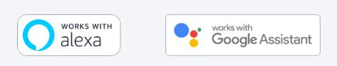 Works with alexa & Google Assistant for smart lighting