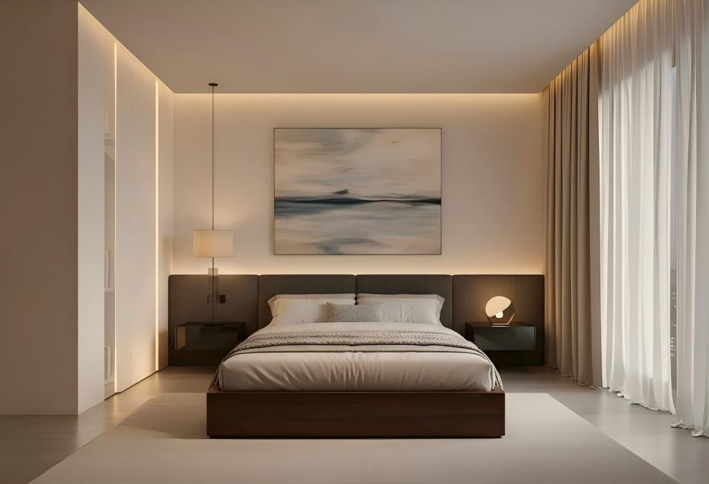 indirect lighting bedroom