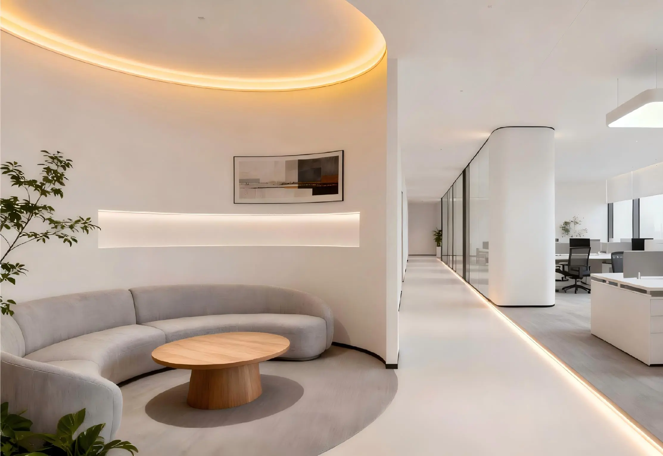 indirect lighting office spaces