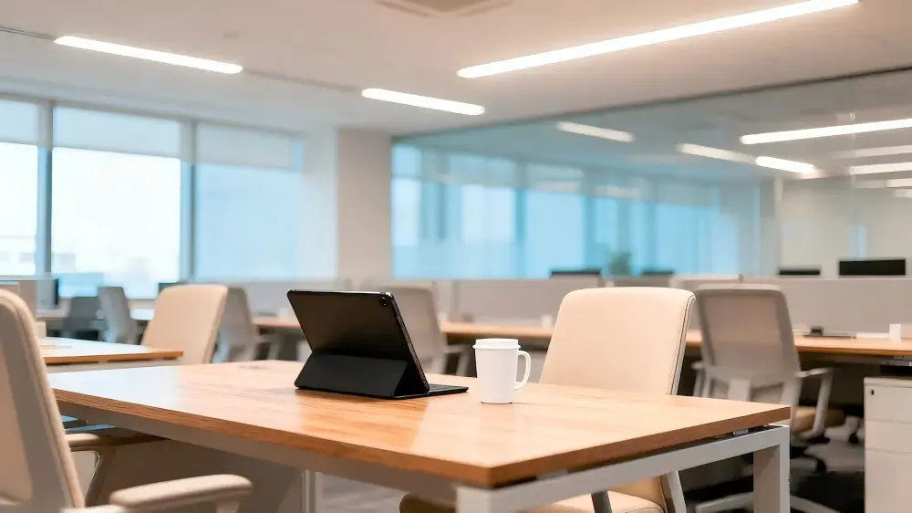 office room of Melanopic Light Exposure