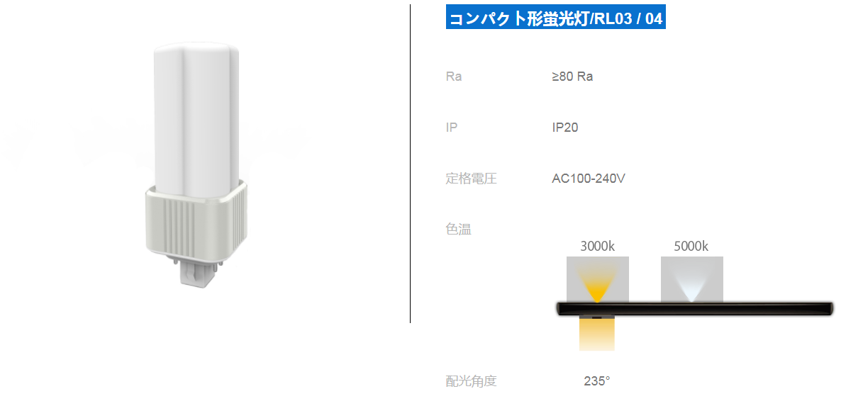 コンパクト形蛍光灯