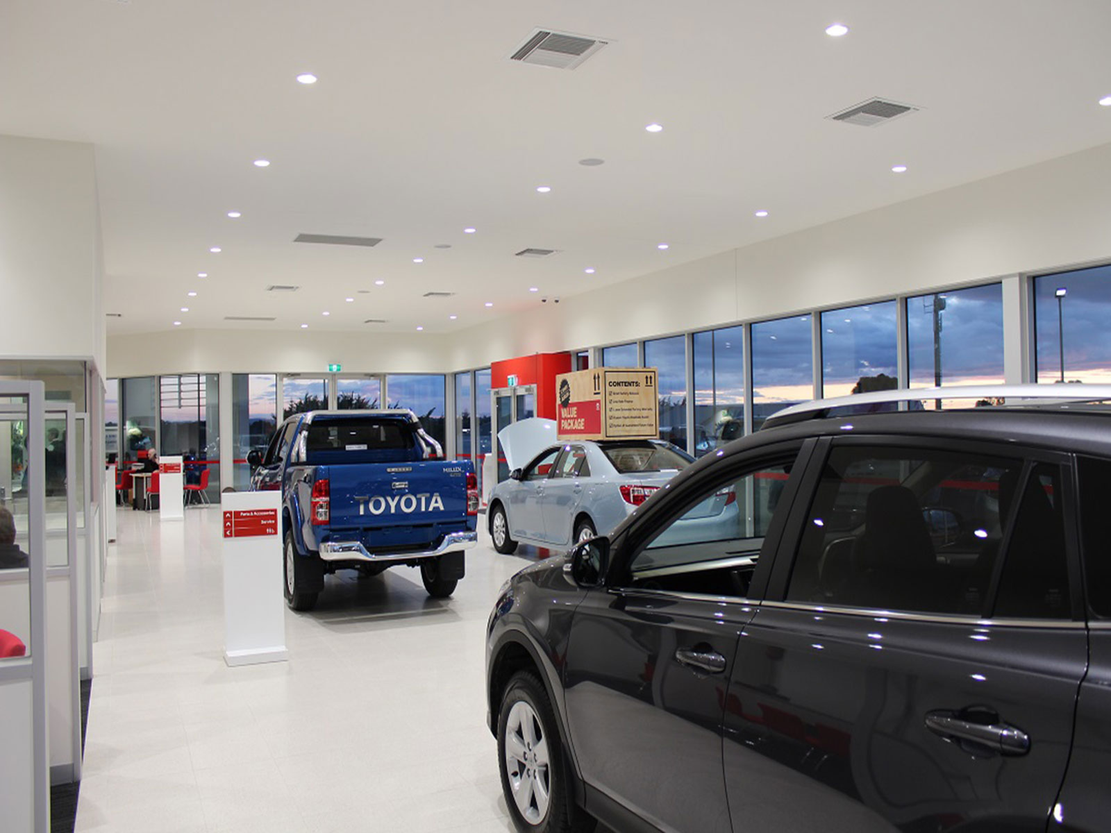 Car Showroom Lighting