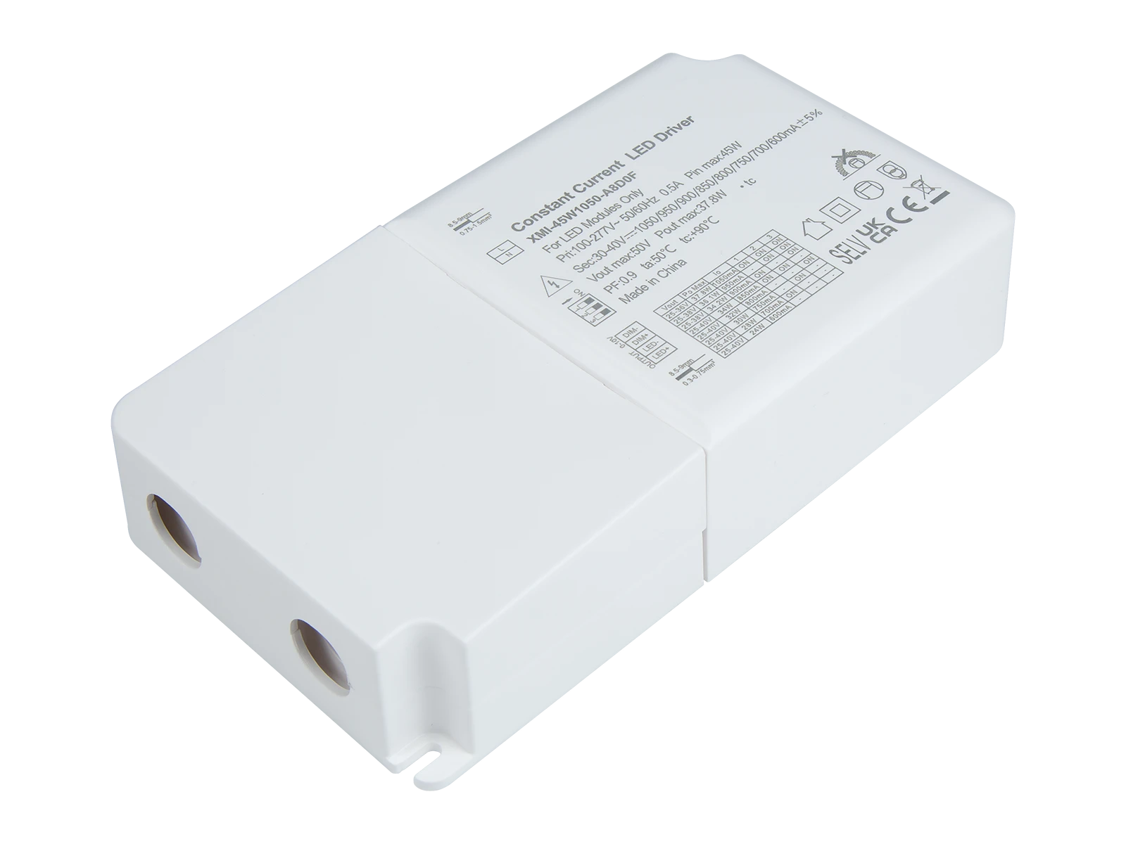 XMI-XXWXXX-A8D0F 0-10V LED Driver