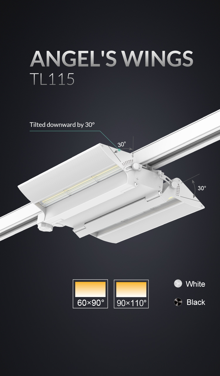 TL115 track light internal Osram flicker free driver