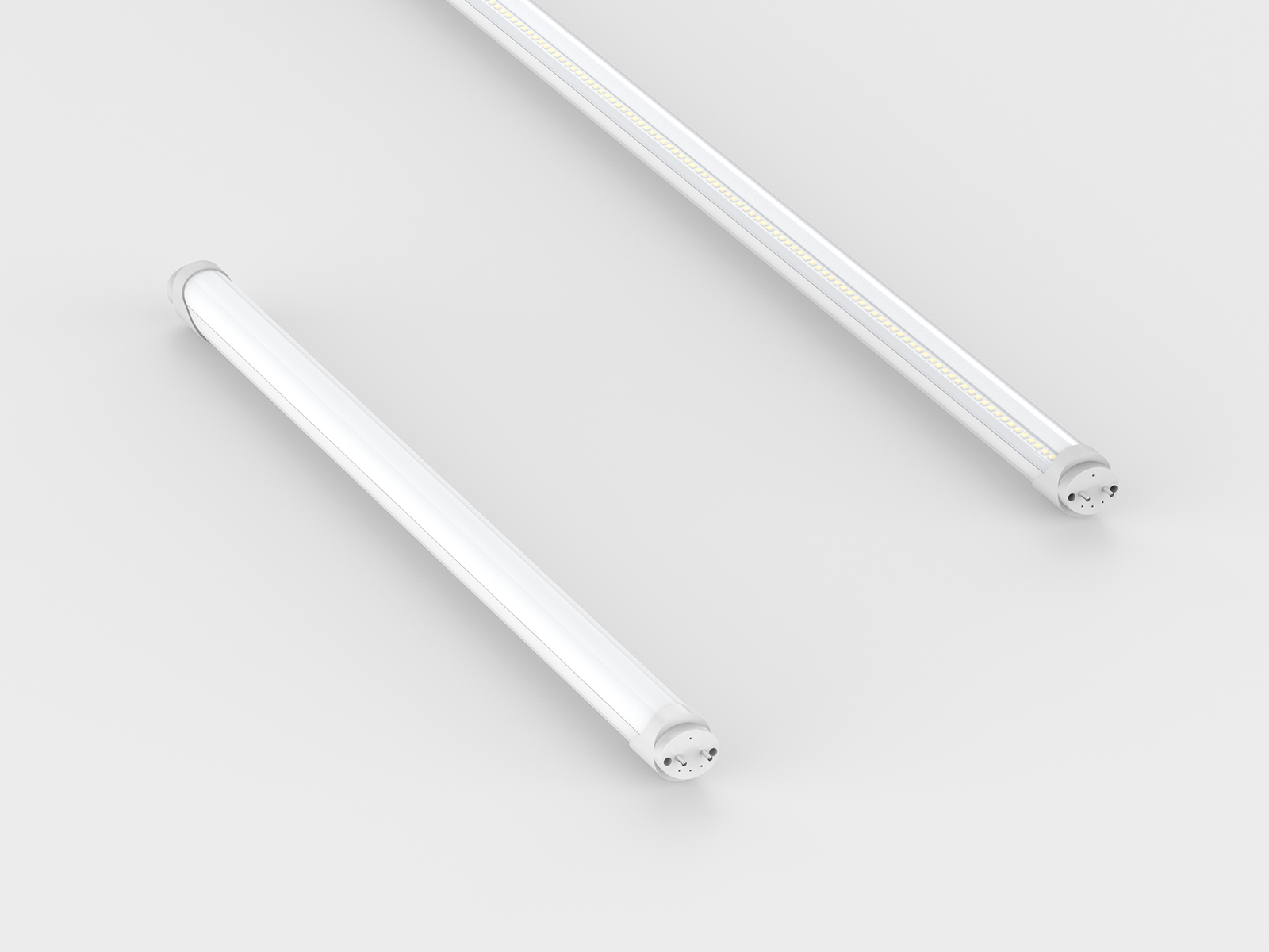 T8 3 white tube light