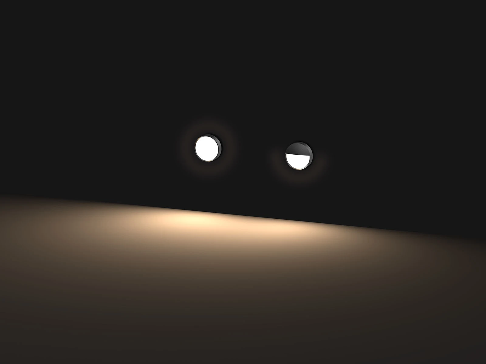 AL65 LED Bulkhead Dark Glowing