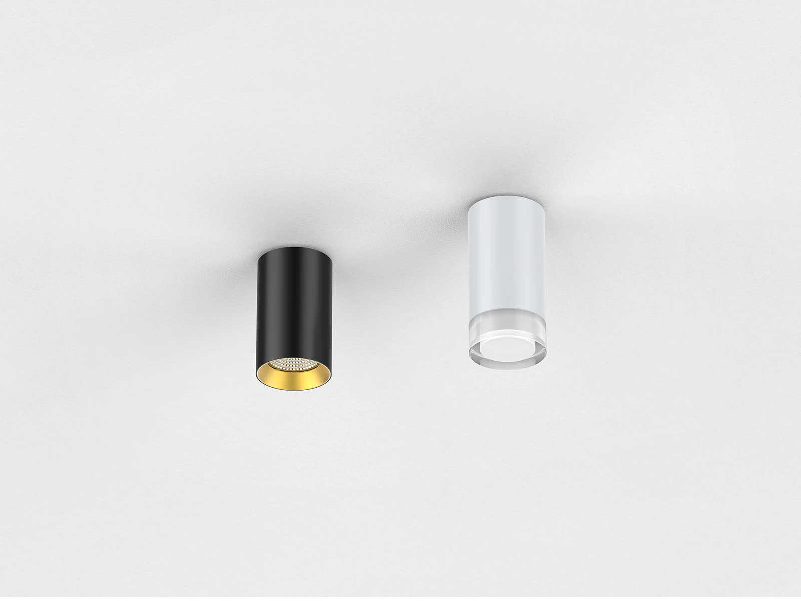 PD02D LED Pendant Light Black and White