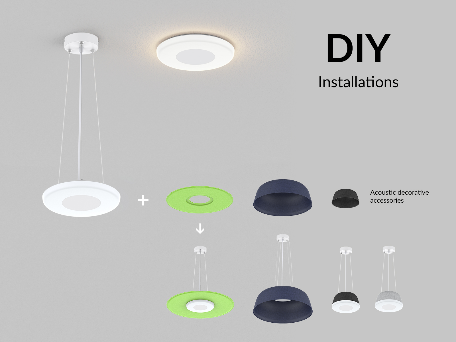 AL187 2 DIY Ceiling light