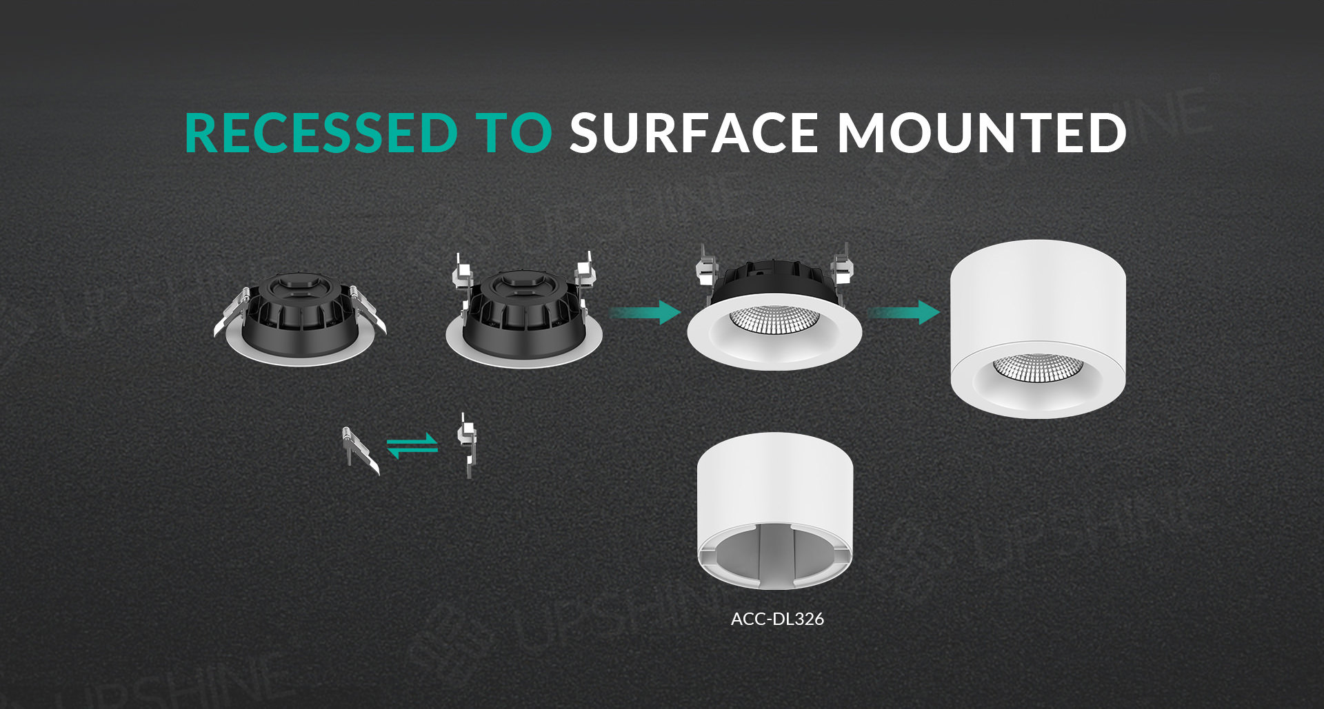 dl326_02 recessed surface mount