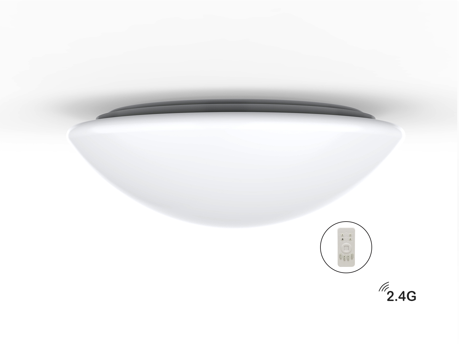 led ceiling lights with 2.4G wireless remote controlled