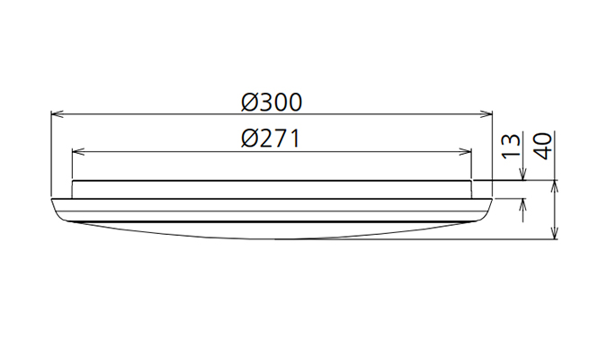 ip54 waterproof ceiling light Dimensions