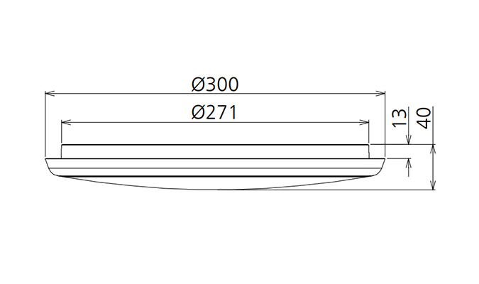 25w led ceiling light sizes