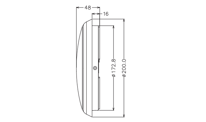 IP54 waterproof ceiling light sizes