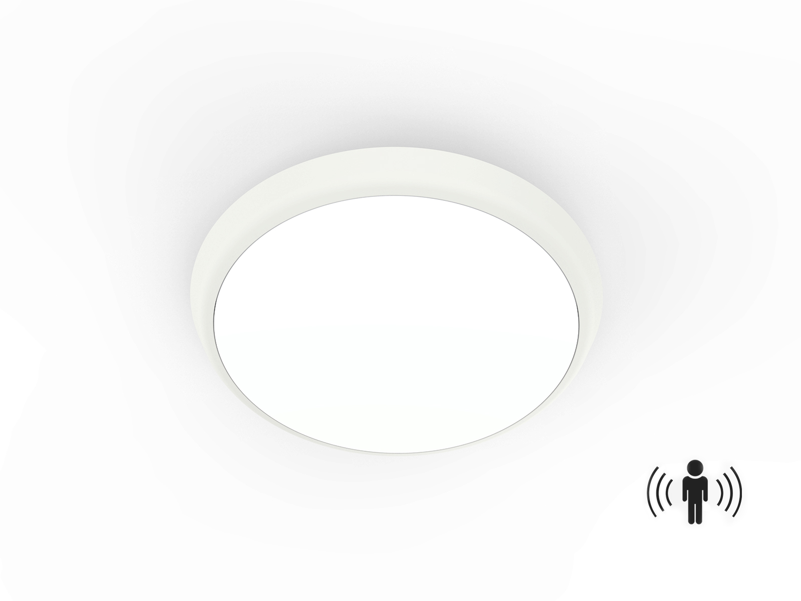 8'' Microwave Sensor Flush Ceiling Light