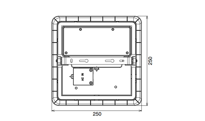 IP54 SMD ceiling light Dimensions