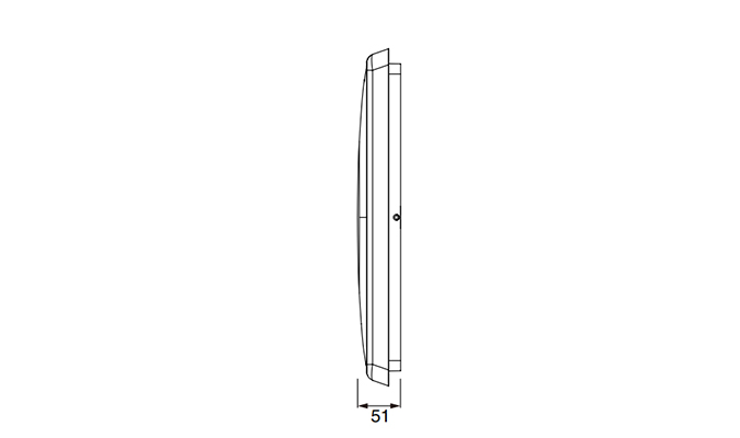 sizes of led surface mount ceiling lights