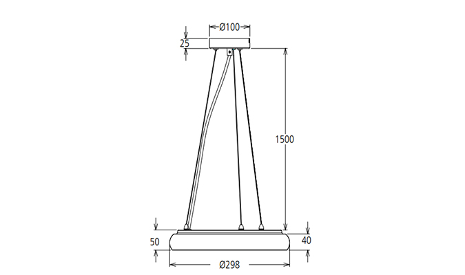 led suspension ceiling lighting sizes