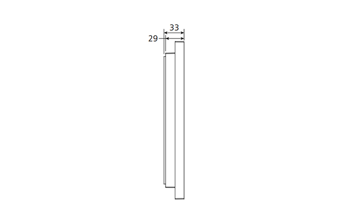 led ceiling light square Dimensions