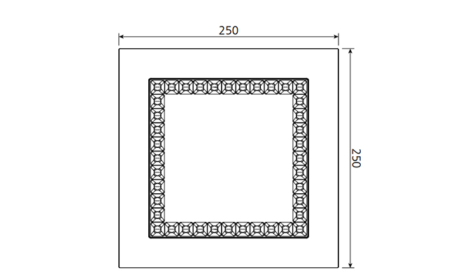 slim surface led ceiling light sizes