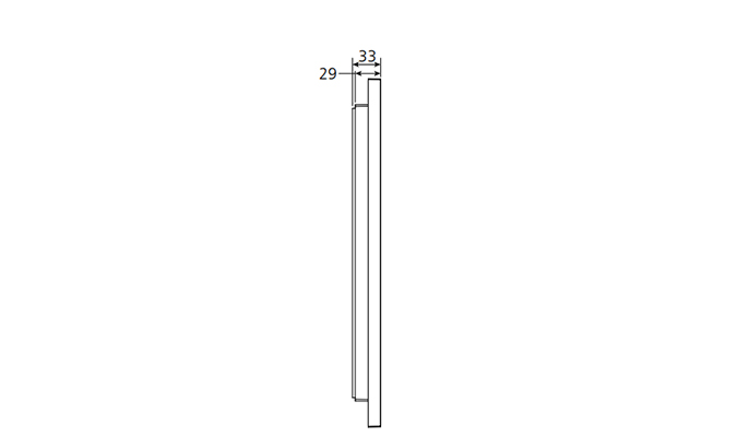 Anti glare LED ceiling light sizes