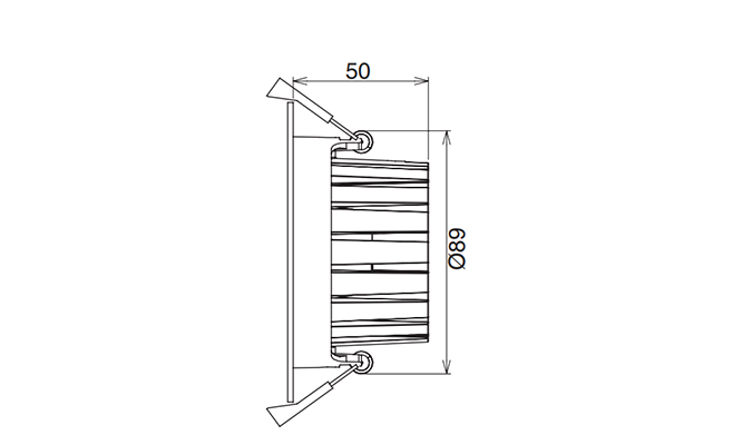 led downlight 95mm cutout sizes