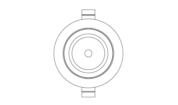 led downlight with 82mm cut out