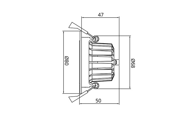 IP54 5W LED Downlight